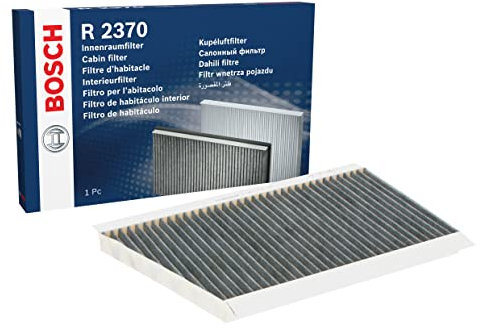 Bosch R2370 Activated Carbon Cabin Filter, Replacement Filter - Against Unpleasant Smells, Pollen and Dust for Cleaner Air Inside the Vehicle