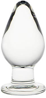 FST Large Anal Plug Crystal Mushroom Shape Butt Plug Glass Massage Bum Plug Sex Toys for Women Men Masturbation Transparent