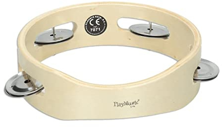 Reig 15 cm Holz Ring Tambourine