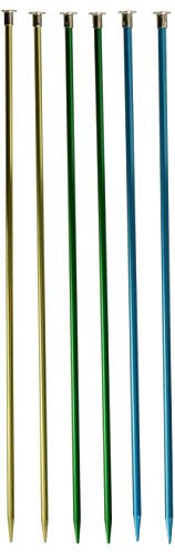 Boye 32936604000WA Stricknadel-Set Nr. 8, 9 und 10, Aluminium, 35,6 cm