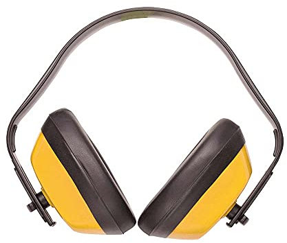 Portwest Klassischer Kapselgehörschutz, Größe: Einheitsgröße, Farbe: Gelb, PW40YER