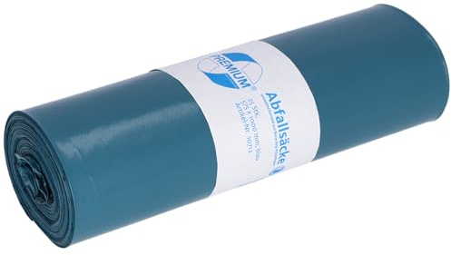 Sopsäckar DEISS PREMIUM blå, 60 my, 70 liter