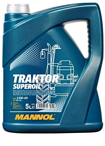 MANNOL Aceite de motor 15W-40 Traktor Aceite mineral Aceite para motor API SG API CD Superoil 5L