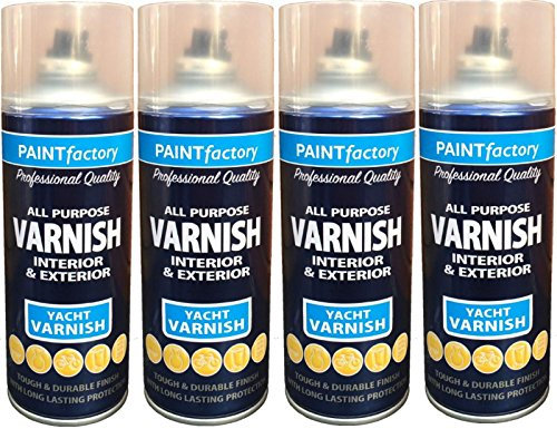Waterproof Yacht Varnish Spray Paint Clear All Purpose Interior Exterior 400ml (4)