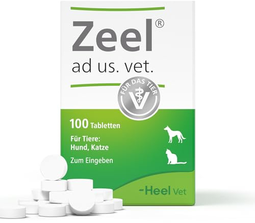 Zeel ad us. Vet. 100 Tabletten, Natürliches Tierarzneimittel | Unterstützung für langfristige Beweglichkeit, für Hunde & Katzen, Made in Germany