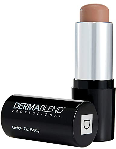 Dermablend Quick-Fix Body Makeup Full Coverage Foundation Stick,Water-Resistant Body Concealer for Imperfections & Tattoos,0.42 Oz,65W Bronze: For tan skin with warm undertones and a hint of bronze