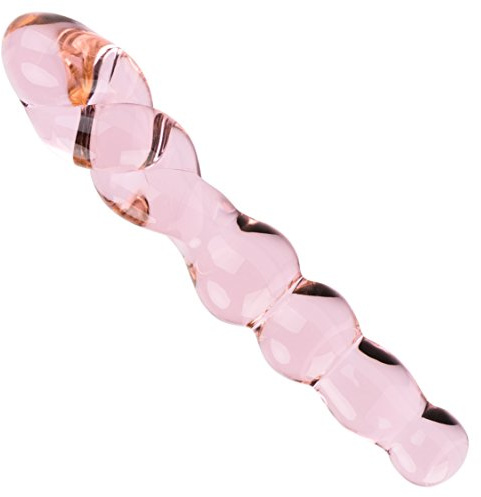 GLASSVIBRATIONS Édition limitée - Godemiché en verre - Rose Amour