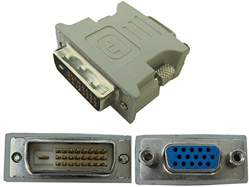 KALEA-INFORMATIQUE Adaptateur DVI Male (DVI-D 24+1) vers VGA Femelle (SUB 15) pour Digital VGA Uniquement