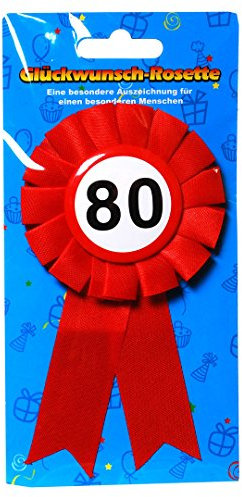 Schmidt Rosette 80 Verkehrsschild, ca. 14x8 cm