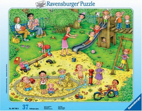Ravensburger 06748 - Lass uns spielen, 37 Teile Rahmenpuzzle