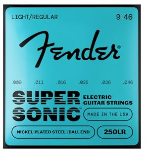 Fender Super 250 String Set - 250LR (009/046) - Nickel-Plated Steel - Ball Ends, 0730250404