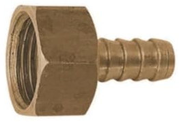 Raccordo portagomma semplice F per gas 1/2 gpl