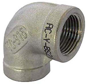 Gomito a 90 ff acciaio inox 1