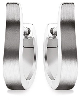 Klassische Creolen Silber 925 Ohrringe Klappcreolen inkl. Luxusetui + Ohrstecker Silbercreolen Kreolen Ohrschmuck Silberohrstecker Klappkreolen für Damen kleine Ohrhänger schlicht FF496 SS925