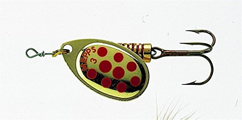 Mepps Aglia mit Punkten gold/rot Gr. 3