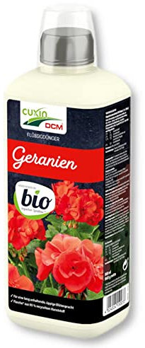 CUXIN DCM Flüssigdünger für Geranien und blühende Pflanzen 800 ml