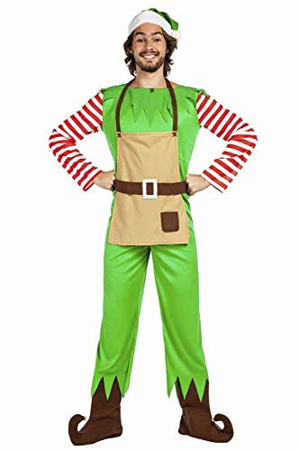 Elfo Weihnachtskostüm, Größe M/L, Größe M/L