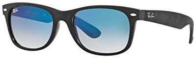 Ray-Ban Herren New Wayfarer Sonnenbrille, Schwarz, L EU