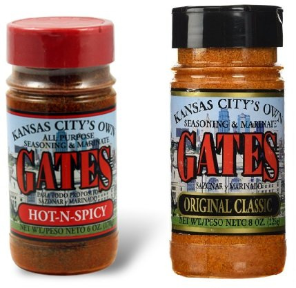 Gates Bar-B-Q All Purpose Original Classic) & Hot n Spicy 2 Pack Bundle