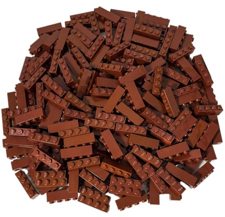 Lego 30 x Pierres Briques 1x4 Marron (3010)