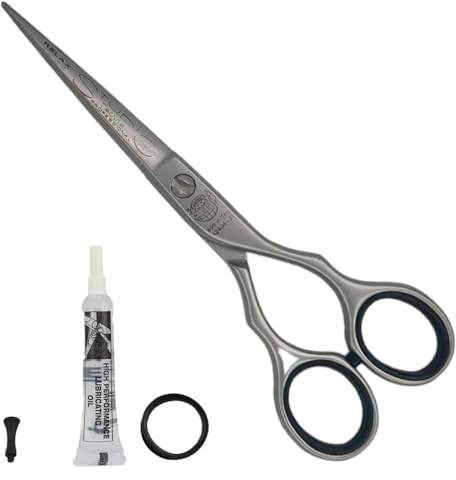 Kiepe 2233 Studio Techno Relax professionelle Haarschere 5 Zoll, ergonomische Schneideschere aus Edelstahl für präzise und weiche Schnitte mit hohem Komfort, Made in Italy