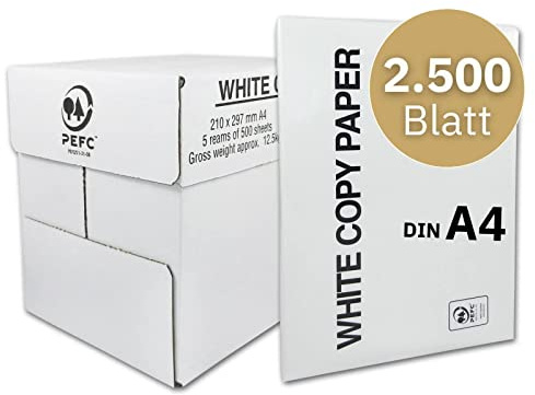 Universal Kopierpapier, DIN A 4, 2500 Blatt, 80g/m²