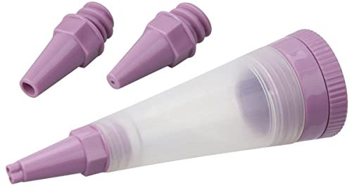 Zenker 684695 Dekorierstift mit 3 Tüllen, Patisserie