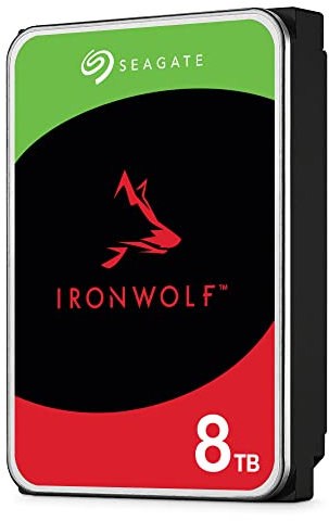 Seagate IronWolf 8 TB NAS Internal Hard Drive HDD – 3.5 Inch SATA 6 Gb/s 7200 RPM 256 MB Cache for RAID Network Attached Storage (ST8000VN0022)