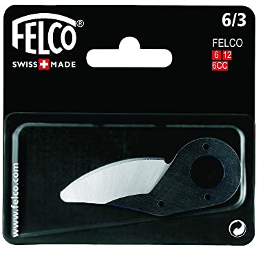 Felco 6/3 Reservblad för trädgårdssaxar (lämpligt för Felco 12 och 6, reservdel för trädgårdsverktyg)