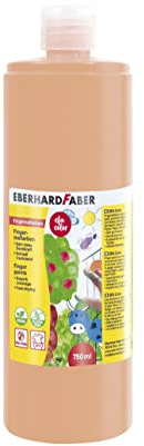 Eberhard Faber 578932 – fingerfärg i flaska, 750 ml, beige