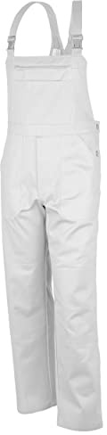 QUALITEX WORKWEAR Latzhose Basic BW240 - Weiß, Damen, Large