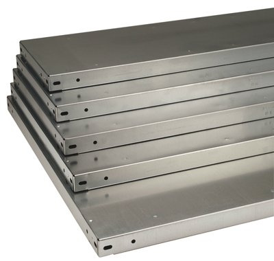 Fachboden für Schraubregal, verzinkt, Fachlast 150 kg, BxT 1000x500 mm