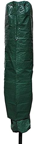 Garden Mile Large Green Waterproof Parasol Umbrella Cover Heavy Duty Green Cantilever Parasol Protector with UV Shield, Windproof Drawstring & Full Zip for Outdoor Garden Umbrellas