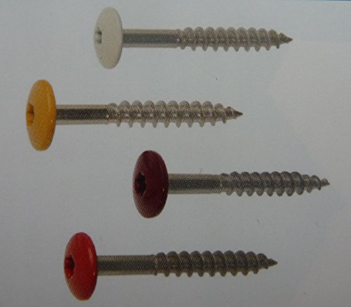 alt-intech Fassadenplatte Balkonplatte HPL Verschiedene Größen und Farben + Zubehör (Fassadenschraube Lackiert 4,8 x 38 mm VPE 100 St, Schwarz)