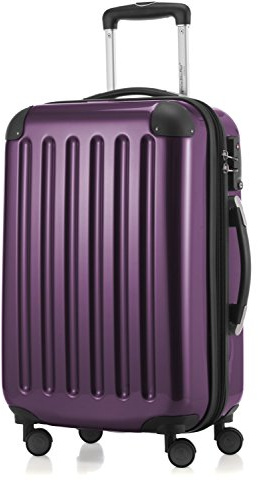 Hauptstadtkoffer ALEX - Kabinväska 55x38x23 cm, 42 l, TSA-lås, expanderbar hårdskalstrolley av PC/ABS, 3,2 kg, 4 dubbelhjul, lila