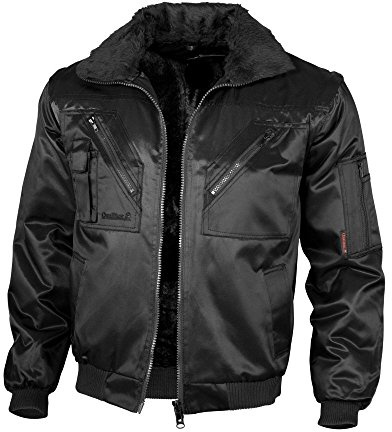 teXXor, 4176, Giacca lavoro Piloti Oslo con maniche staccabili, M, nero