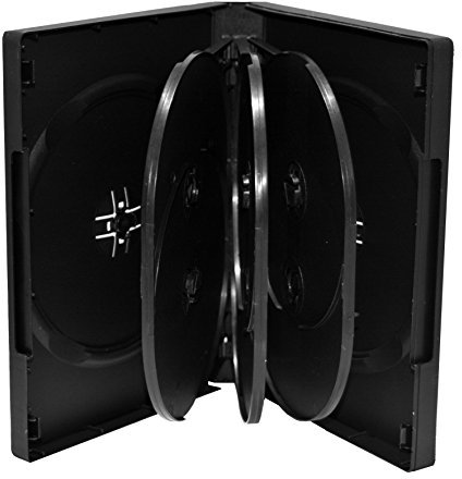 MediaRange BOX02 - Custodie DVD vuote, 27 mm, confezione da 50, colore: Nero