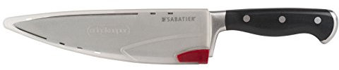 Sabatier Edgekeeper Stainless Steel Self-Sharpening Chef Knife, For Chopping Fruit, Vegetables & Meat, 20cm / 8, Grey