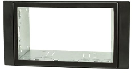 tomzz Audio 2415-069 Doppel DIN Radioblende Set kompatibel mit Ford Focus 2 Fiesta C-Max S-Max Galaxy Mondeo Kuga Transit schwarz mit Einbaukit