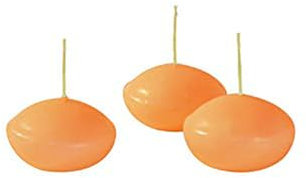 Cereria Di Giorgio Schwimmkerzen, Paraffinwachs, Orange, 20 Stück