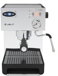 LELIT, Anna PL41TEM, Prosumer-Kaffeemaschine mit PID Display, Silber