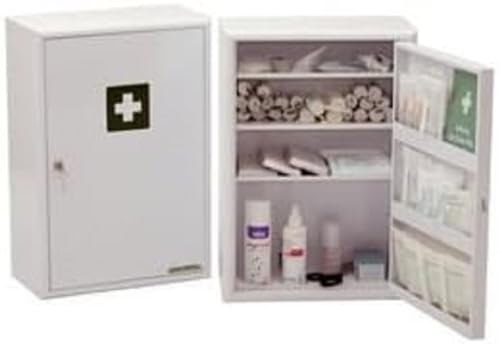 LEINA-WERKE REF 22010 Verbandschrank Medisan D, Inhalt DIN 13157, weiß