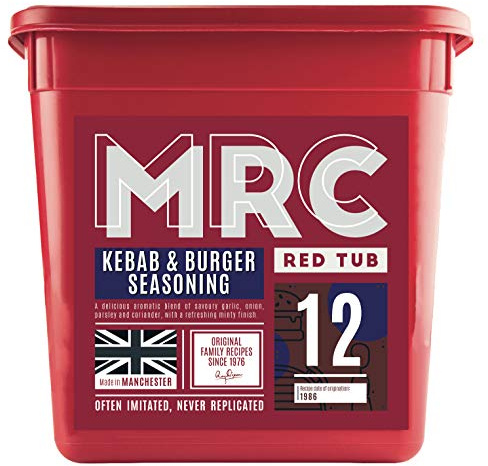 MRC Kebab & Burger Glaze 2.5kg – Professional Kebab & Burger Steak Seasoning for Meat & Poultry – Savoury & Aromatic Bulk Marinade – Free from MSG, Preservatives & Additives – Made in Manchester