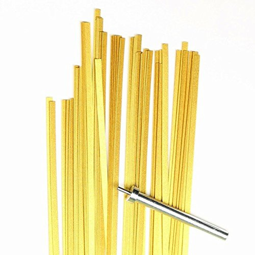 Karen Marie Klip: Quilling Papierstreifen Supergold, 3x450mm, 120 g/m2, 250 Streifen Big Pack