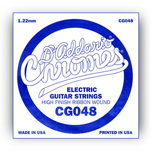 D'Addario .048 E-Gitarrensaite, Flat Wound