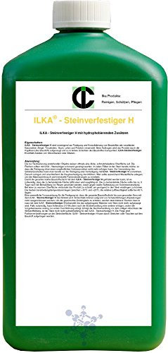ILKA® - Steinverfestiger H mit hydrophobierenden Zusätzen | 20ltr | zur Festigung und Konsolidierung von Baustoffen wie verwitterter Natursteine, Ziegel, Terrakotten, Stuck, Lehm und Fresken