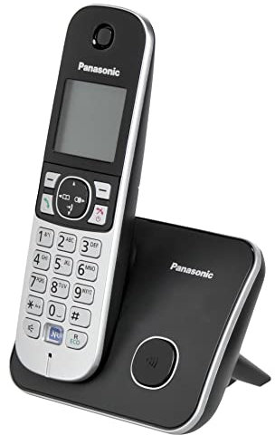 Panasonic KX-TG6811GB Telefono, Nero
