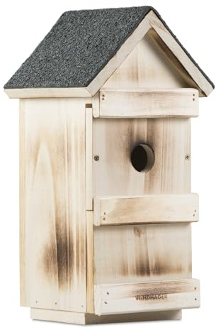 Windhager Caja Nido para pájaros 3 in 1, Nido, Incubadora de Aves, Ayuda para el Nido de Aves, 06997