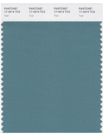 PANTONE Smart 17-4919X Color Swatch Card, Teal