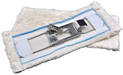 FSProdukte Bodenexpress Halter 42 cm Bodentuch Weiss kompatibel mit Hara | Edelstahlhalter 42 cm Fixierschraube Bodentuch WEISSEXTREME geeignet Hara HARA Hara Bodenexpress Bodenwischer